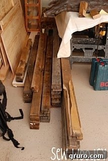 Hand-drawn, simple plans for building a rustic wooden coffin.