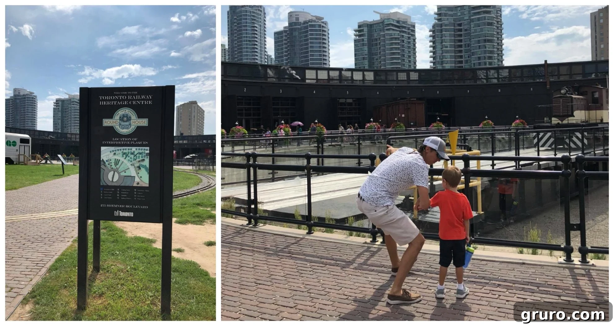 Toronto Railway Heritage Center - Historic trains on display