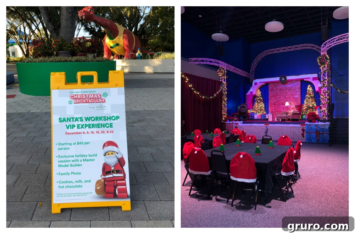 LEGOLAND Christmas Bricktacular Santa's Workshop VIP Experience