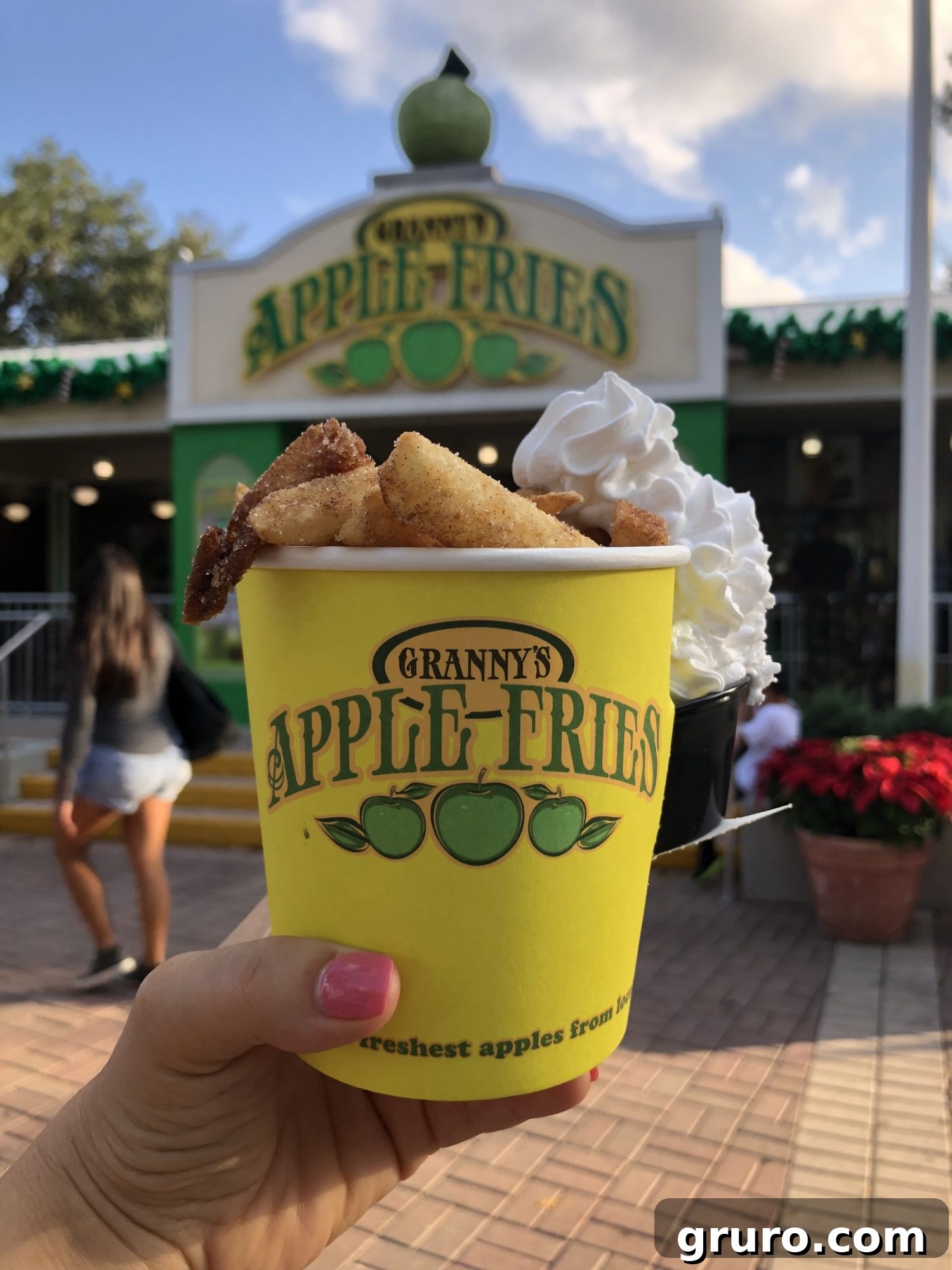 Granny’s Apple Fries with Pumpkin Spice Topping at LEGOLAND Florida