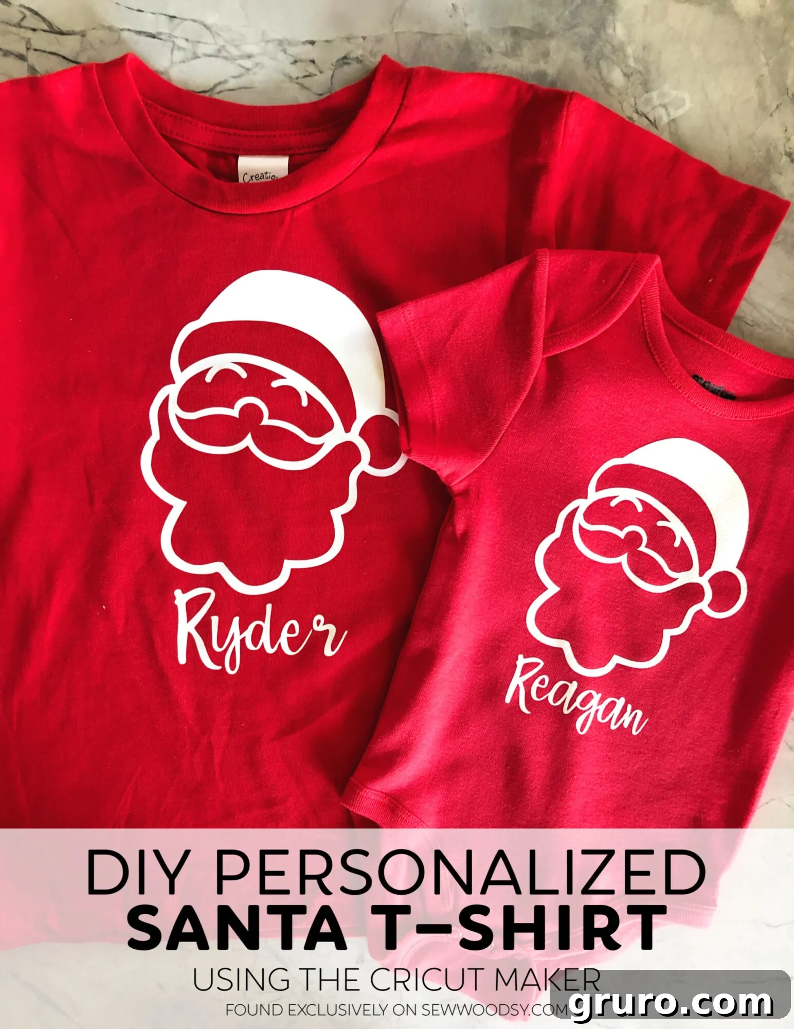 DIY Personalized Santa T-Shirt