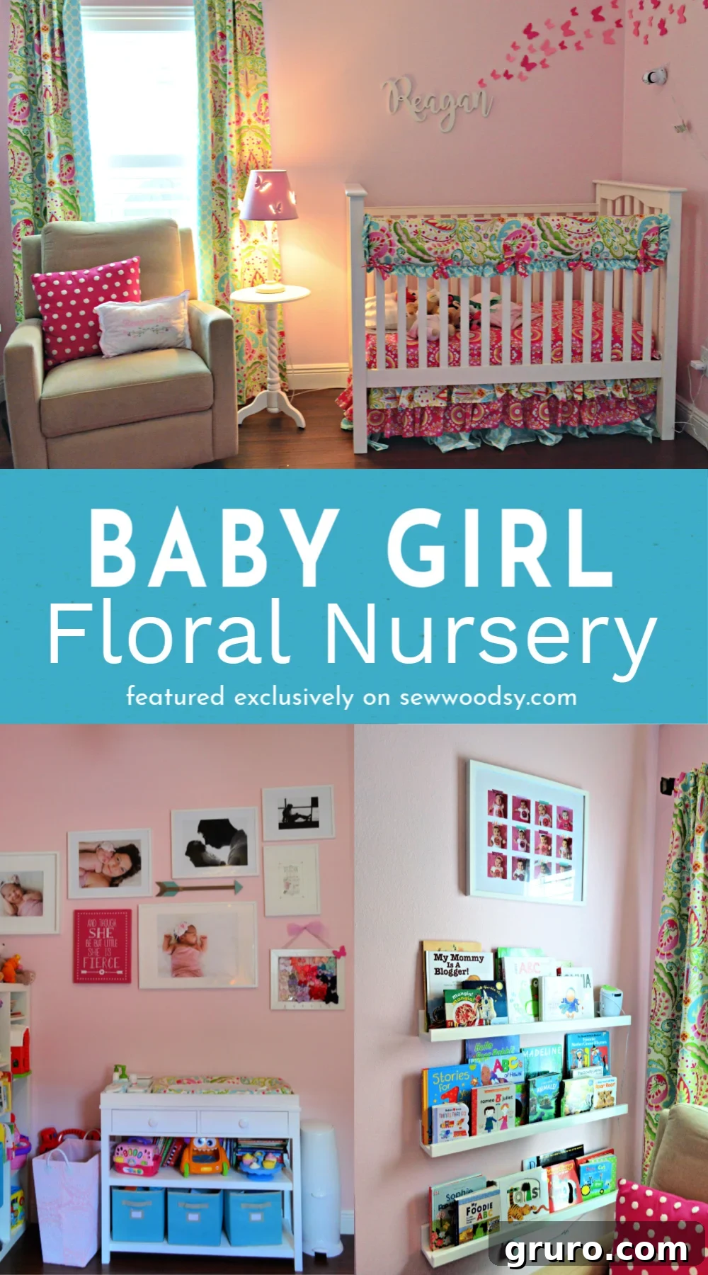 Dreamy Baby Girl Floral Nursery with Timeless Decor