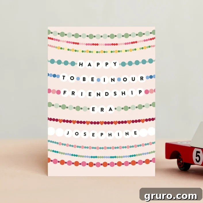 Friendship era valentine day card.