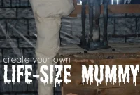 How to Make Your Own Life-Size Mummy