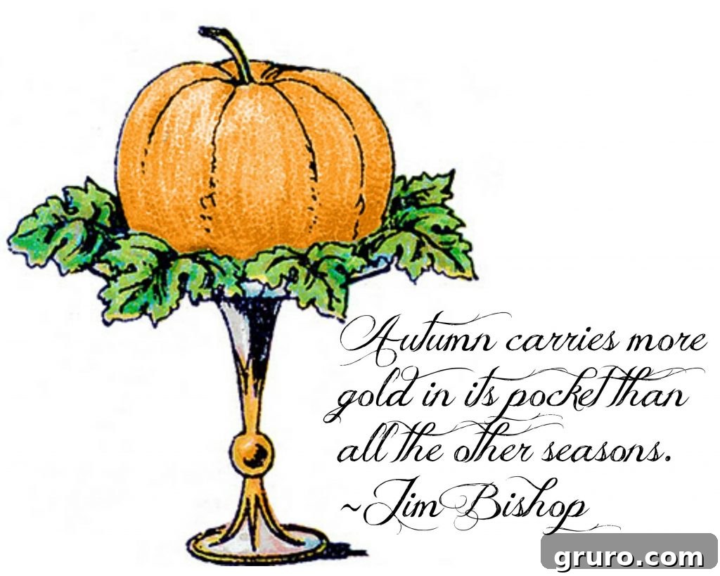 Classic 'Autumn!' printable art, featuring elegant typography for fall home decor