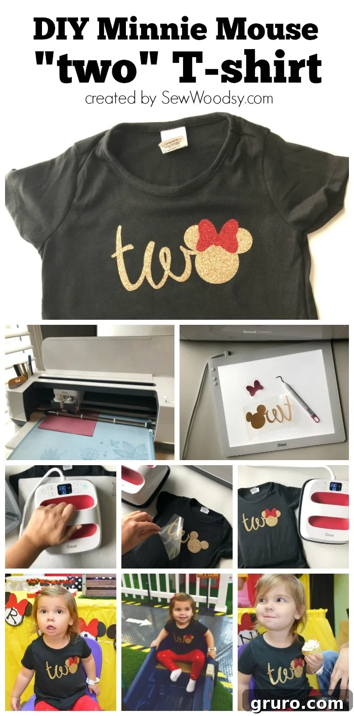 DIY Minnie Mouse _Two_ T-shirt