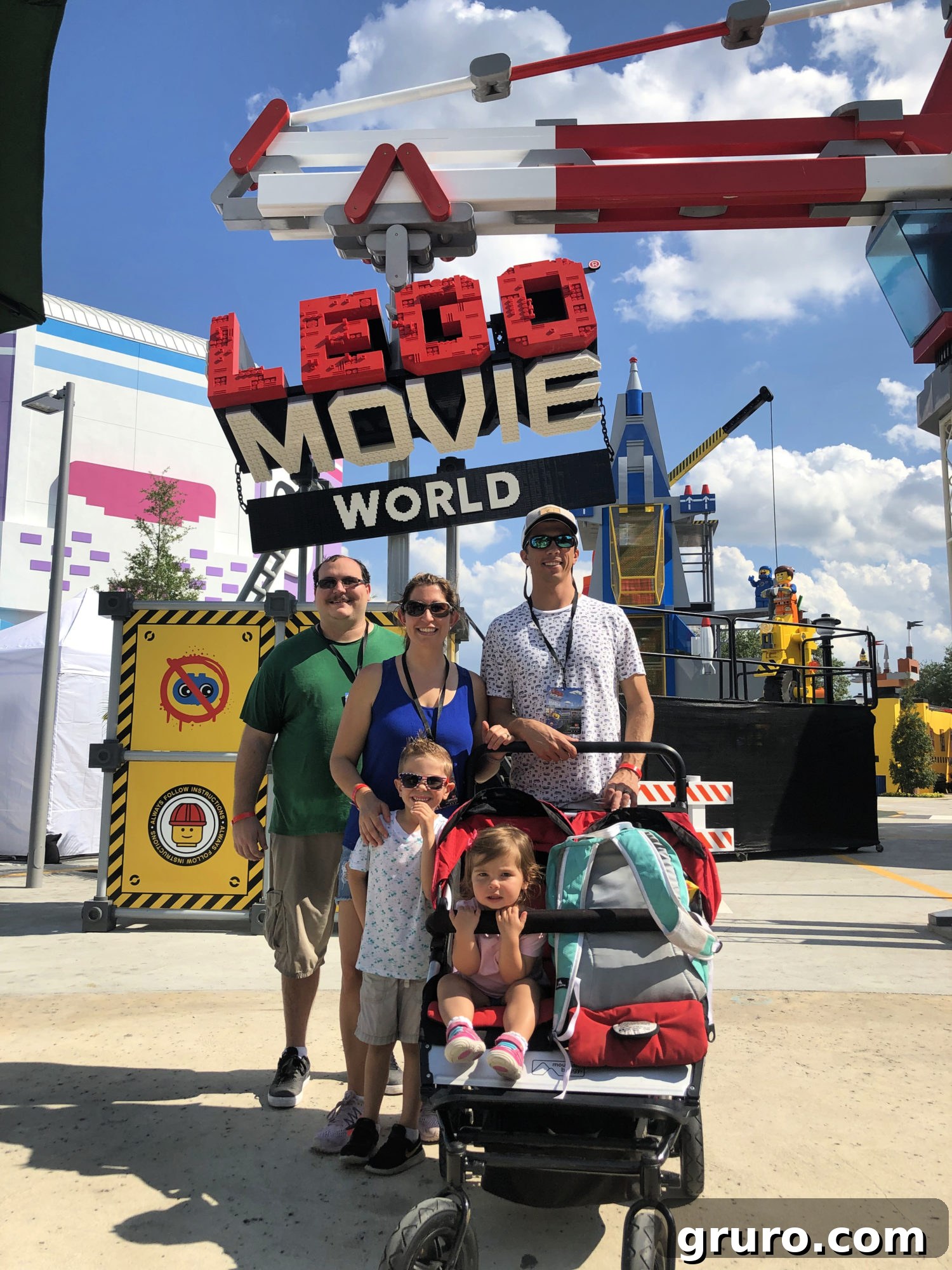 Inside the new The LEGO Movie World during a media preview event.