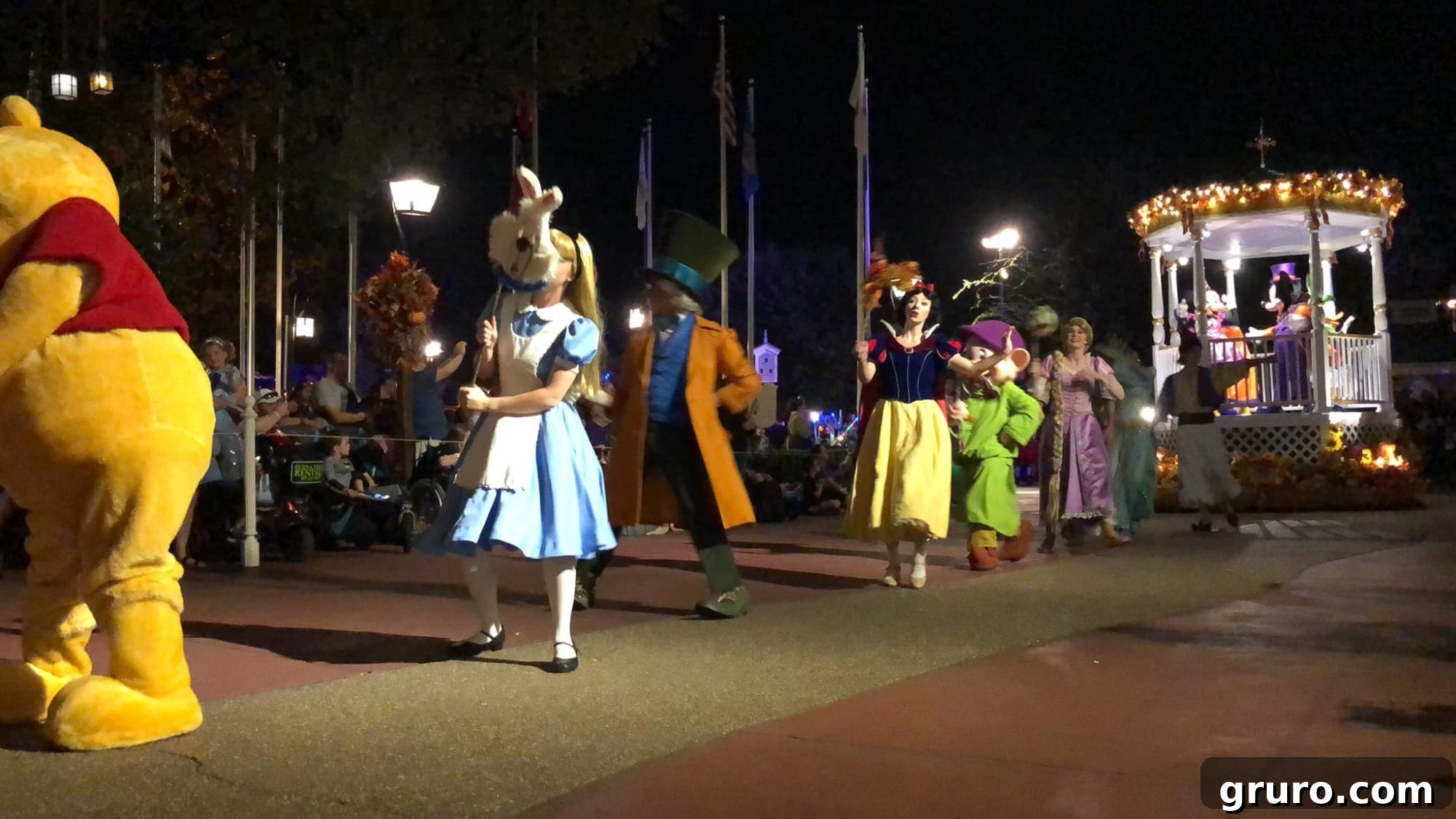 Meet special characters and enjoy unique photo opportunities at Mickey’s Not-So-Scary Halloween Party.