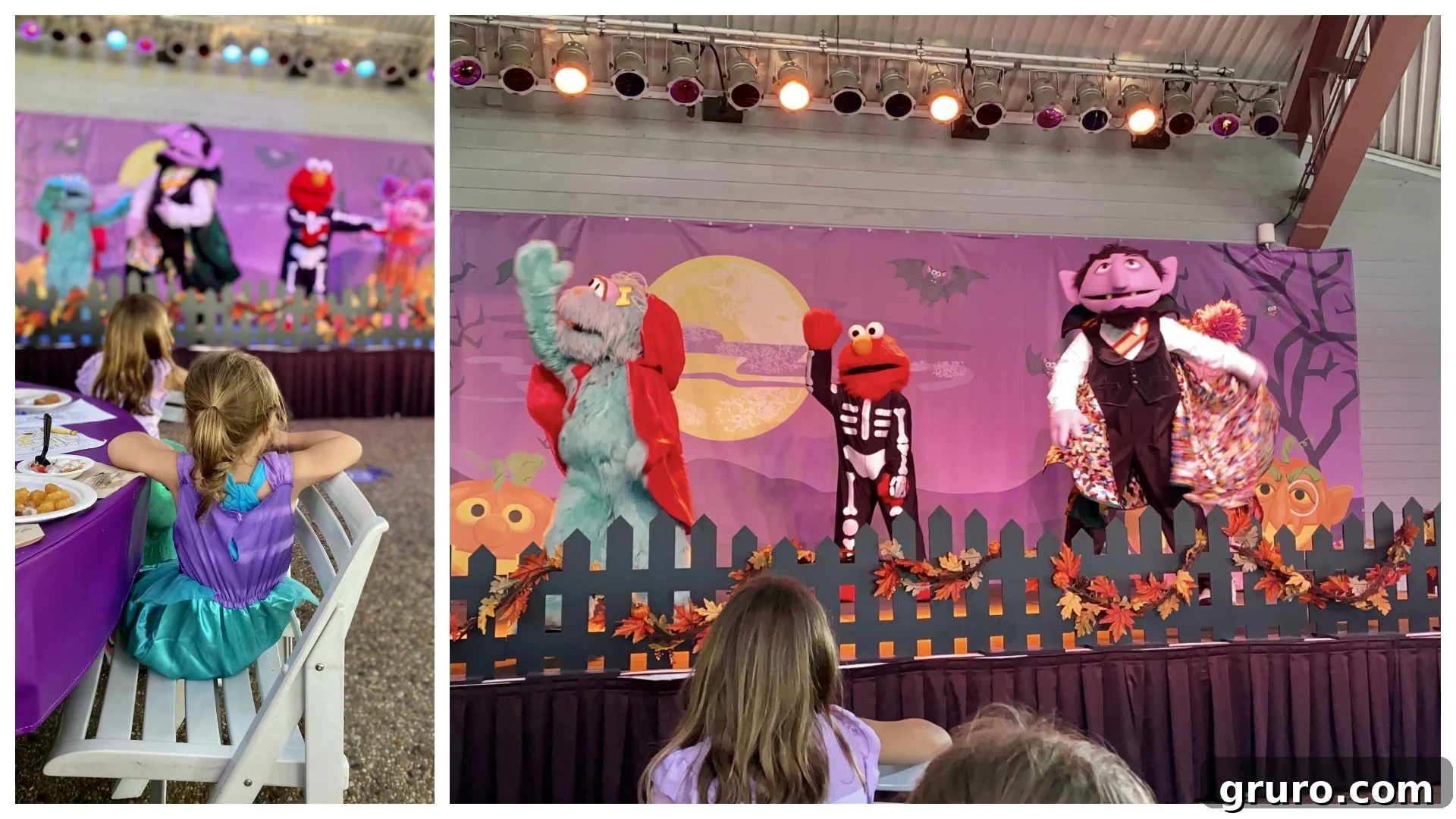 Count Von Count's Character Breakfast banner at SeaWorld Orlando.