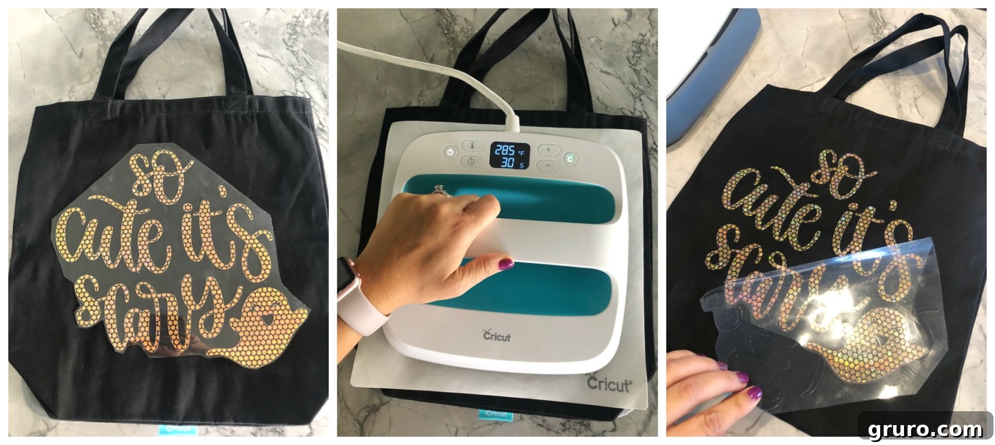 So Cute It's Scary Trick or Treat Bag with the Cricut EasyPress