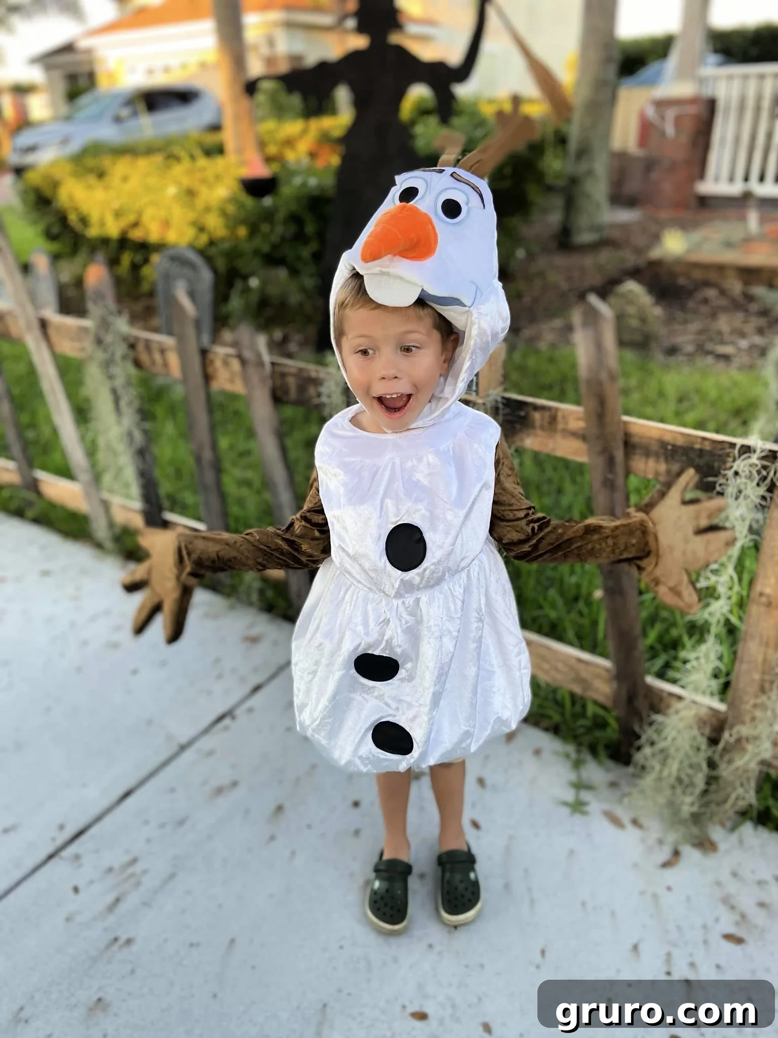 Cute Kids Olaf Snowman Costume
