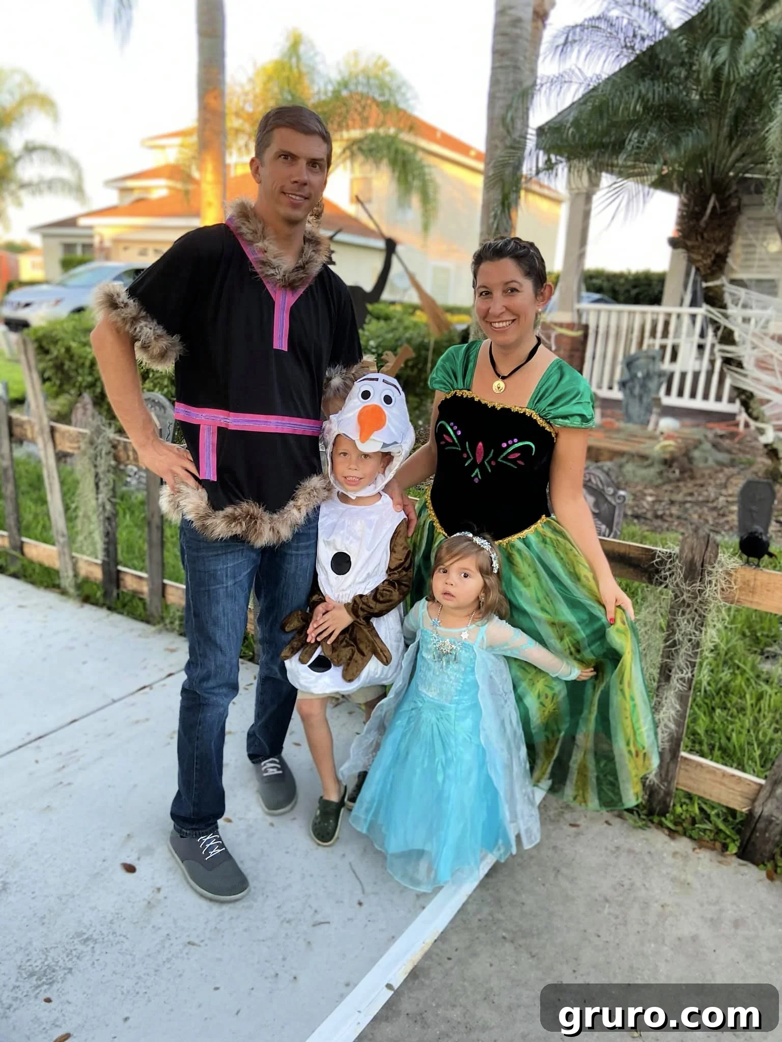 Complete Frozen Family Costume with all characters