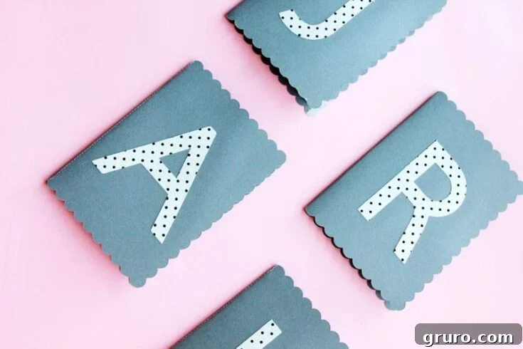 Stylish monogram journals crafted with a Cricut Explore Air 2, perfect for a personalized gift.