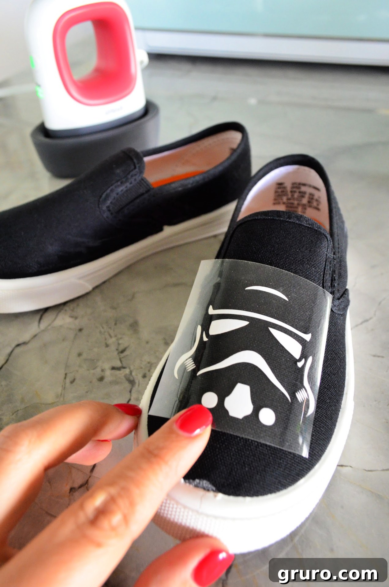 Crafting Your Own Imperial Kicks 10 DIY Stormtrooper Shoes with Cricut EasyPress Mini