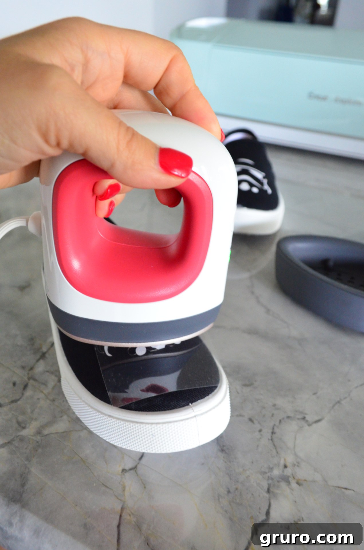 Crafting Your Own Imperial Kicks 11 DIY Stormtrooper Shoes made with Cricut EasyPress Mini
