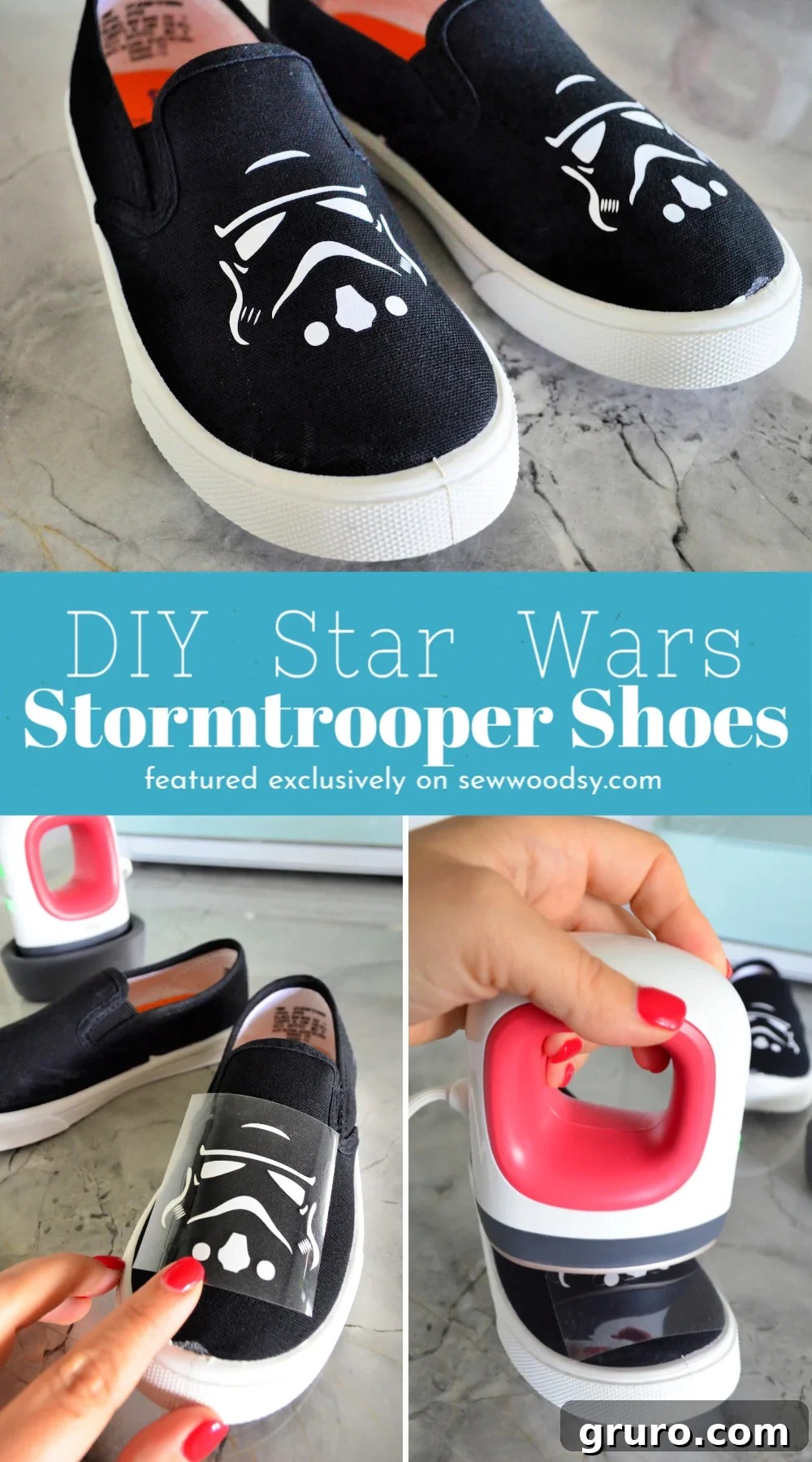 Crafting Your Own Imperial Kicks 16 DIY Star Wars Stormtrooper Shoes collage with text