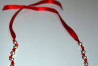 Luminous Pearl Ribbon Design
