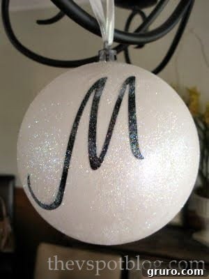 Monogram Ornament Supplies