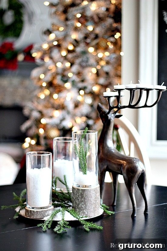 Christmas Tree view from kitchen table
