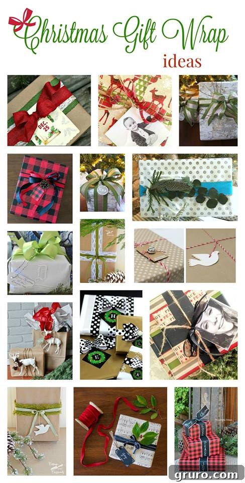A collection of 10 awesome gift wrap ideas for Christmas