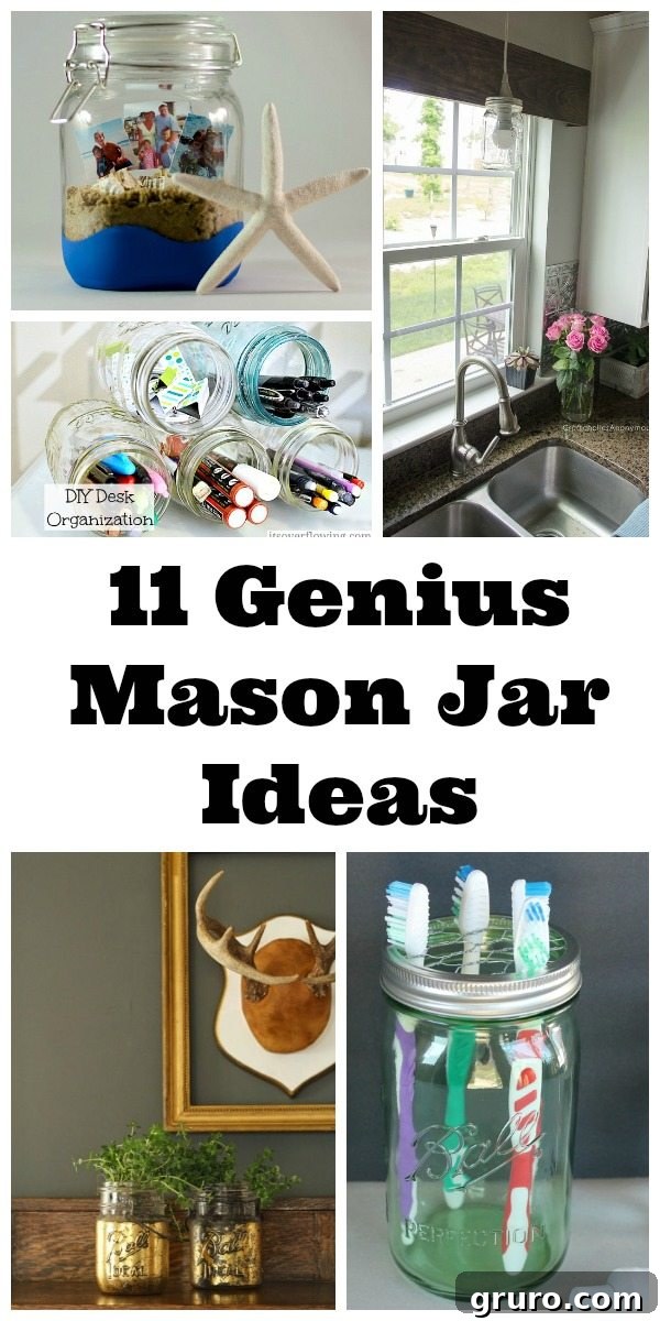 11 Genius Mason Jar Hacks 2 11 Genius Mason Jar Ideas