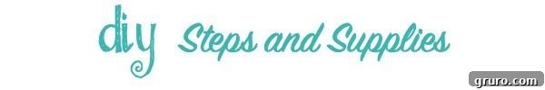 diy steps no affiliate links