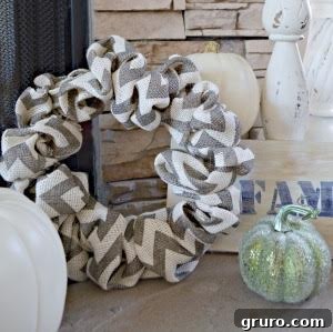 Autumn Glow Centerpiece 9 Autumn wreath with natural elements, perfect for fall front door decor
