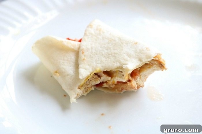Delicious slow cooker chicken fajitas ready to be served