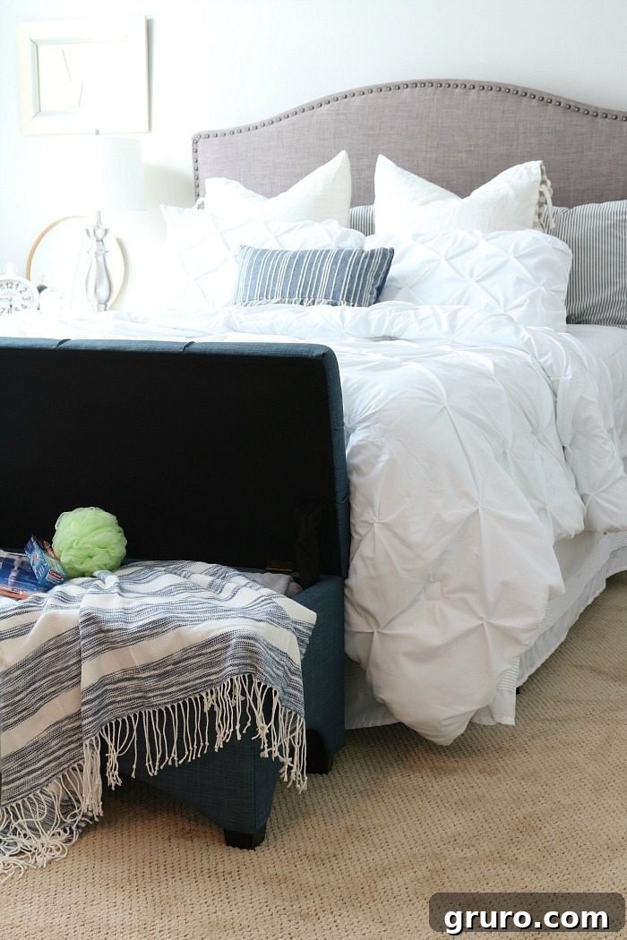 10 essentials for the guest room - make your guest feel right at home