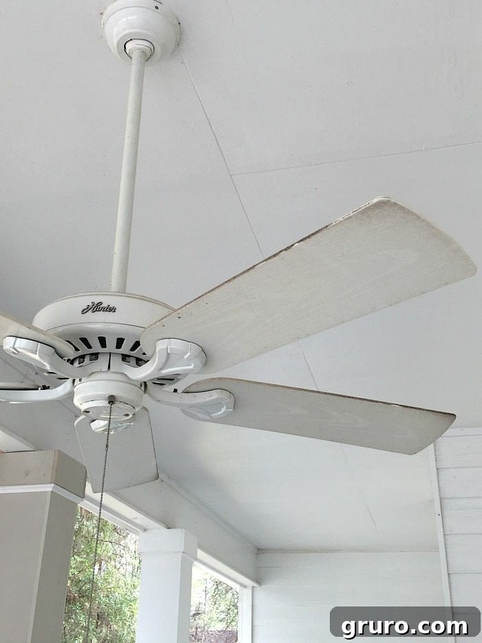 Keep the air flowing by cleaning the fan blades