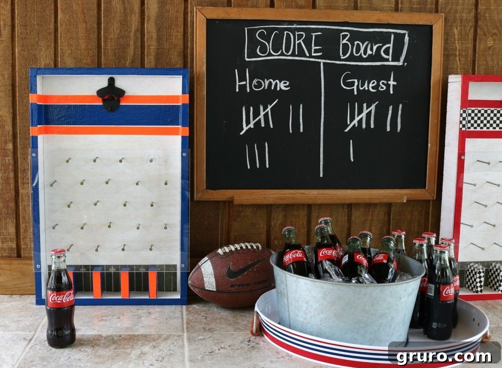 Make opening a bottle a game with this bottle opener game DIY at Refresh Restyle for entertainment