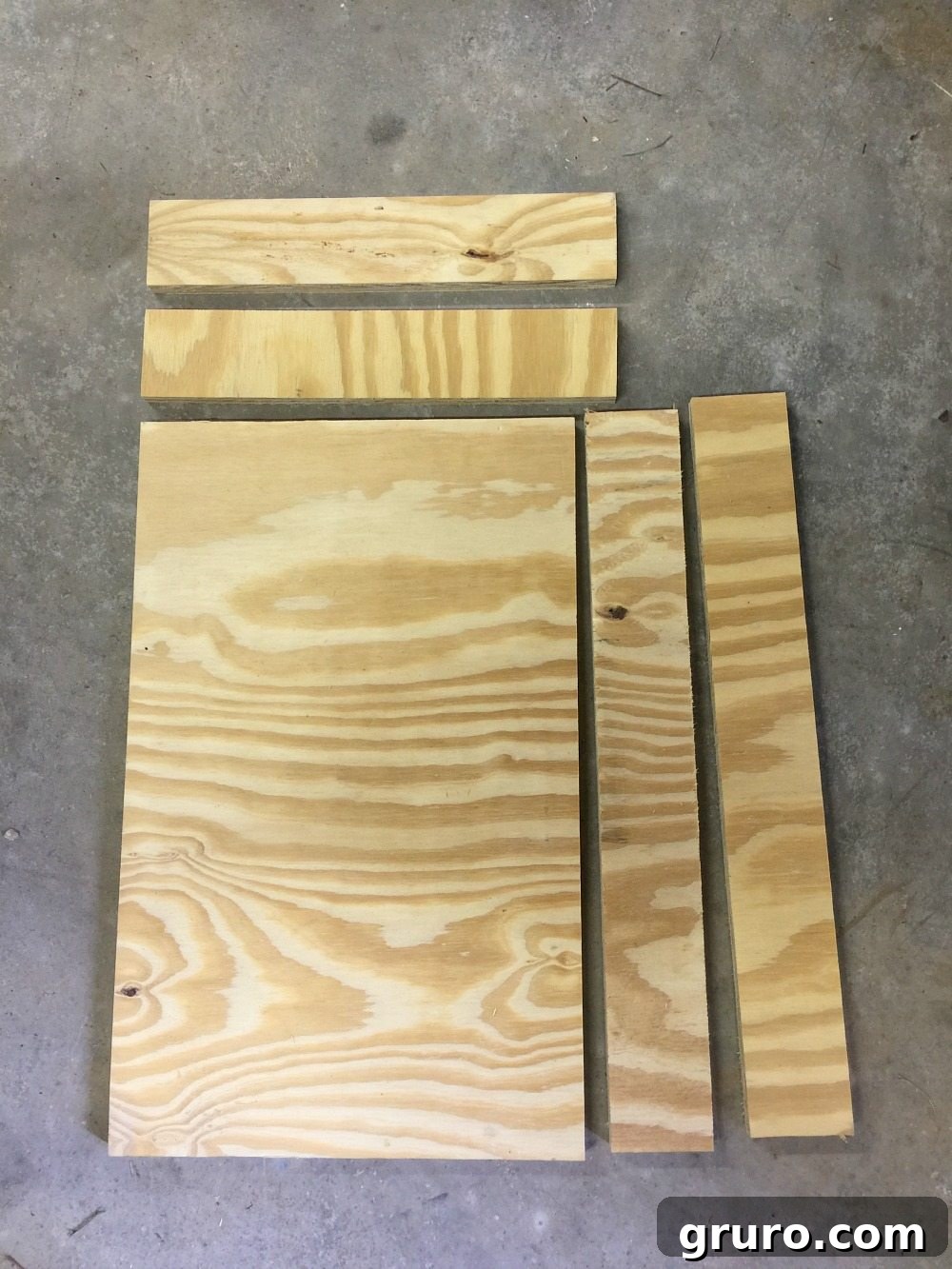 Pieces required to make a bottle opener game at Refresh Restyle, demonstrating organized crafting