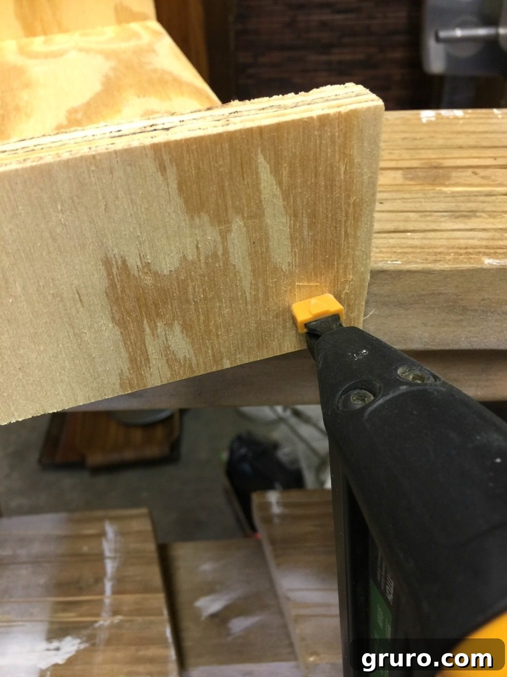 Attach the long sides first when assembling the bottle opener game at Refresh Restyle for stability