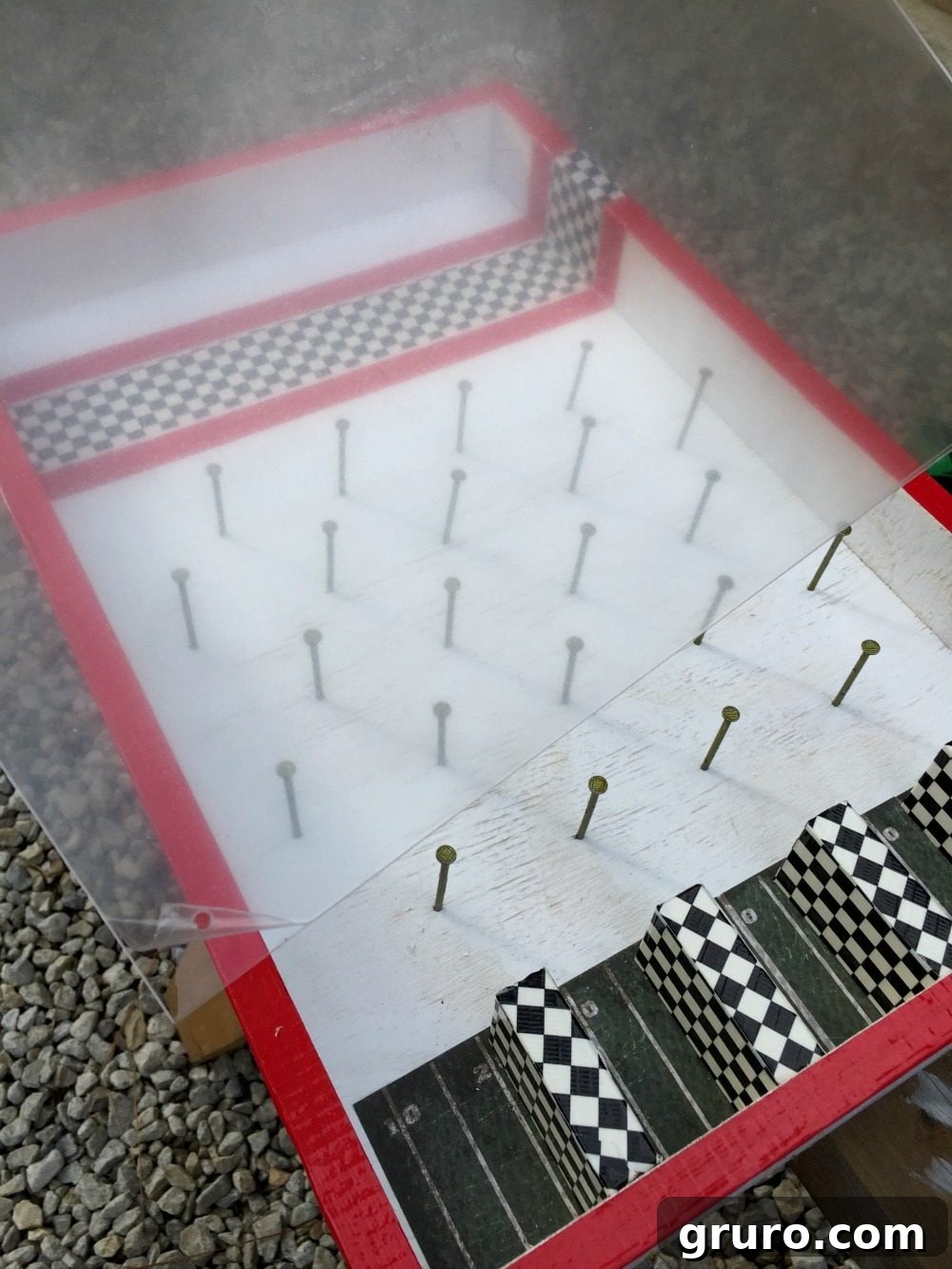 Make this DIY Bottle Opener Game at Refresh Restyle by adding nails for scoring and plexiglass for protection