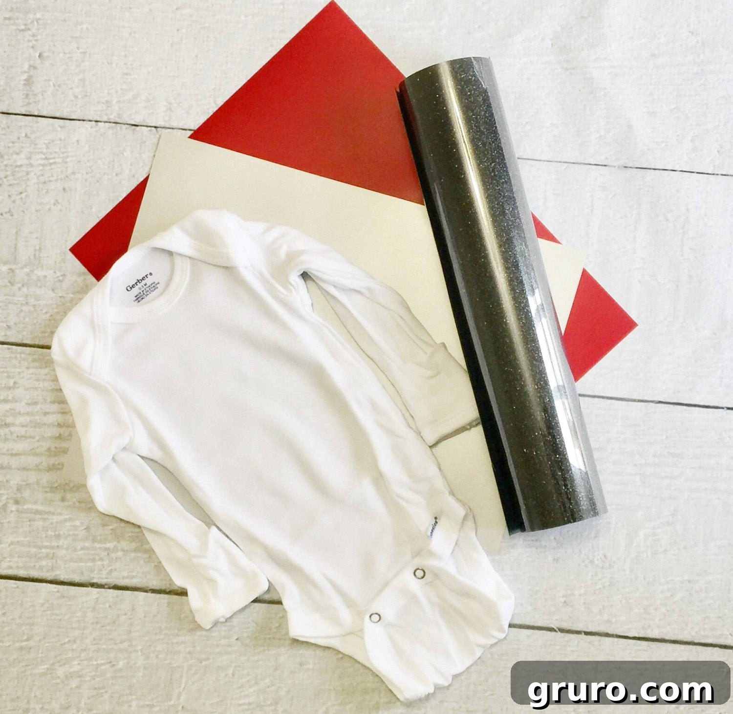 Make the Cutest Christmas Onesie with Vinyl