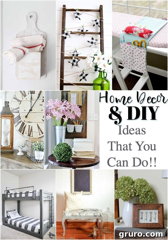Inspiring Home Decor & DIY Project Ideas