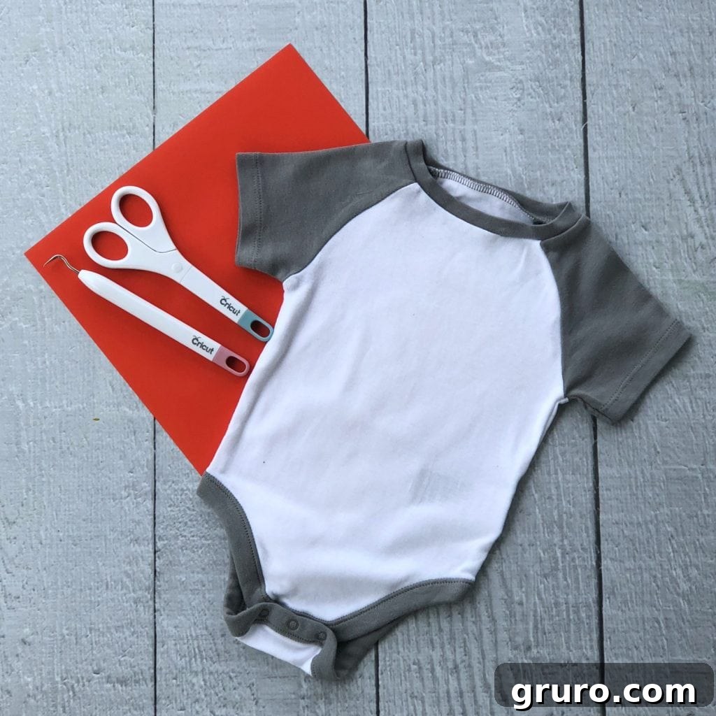 Baby Baseball Jersey idea with Cricut