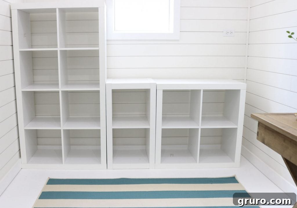 Variety of office storage cubes from Better Homes & Gardens providing ample organization