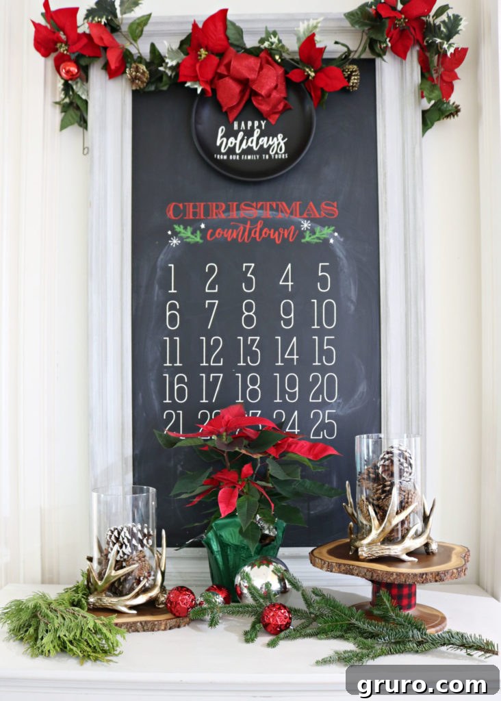 Two Antler Candle Holders - Elegant Christmas Decor Under $25