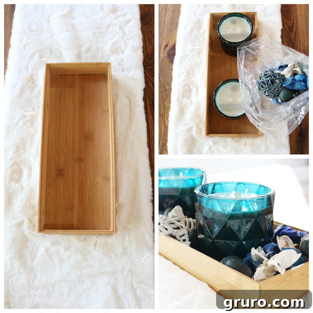 Mix and Match Gift Idea - Candles and Tray Under $25