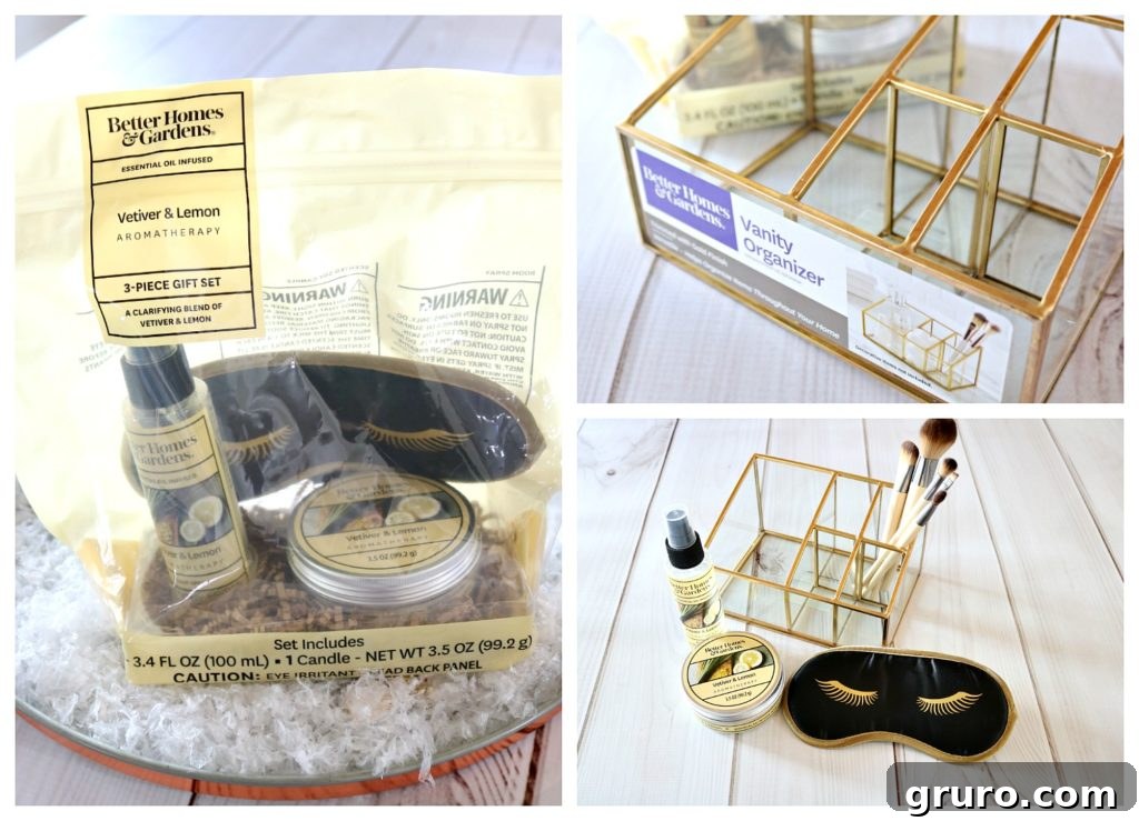 Aromatherapy Gift Idea with Vanity Organizer - Under $25