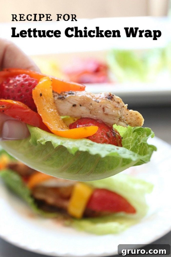 Sweet and Spicy Chicken Lettuce Wraps recipe