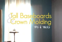 Smart Ideas for Tall Baseboards and Crown Molding