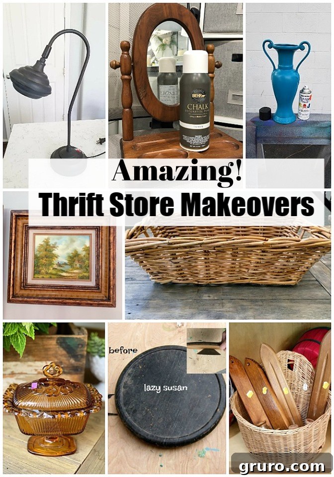 Thrift Store Makeovers - you can do