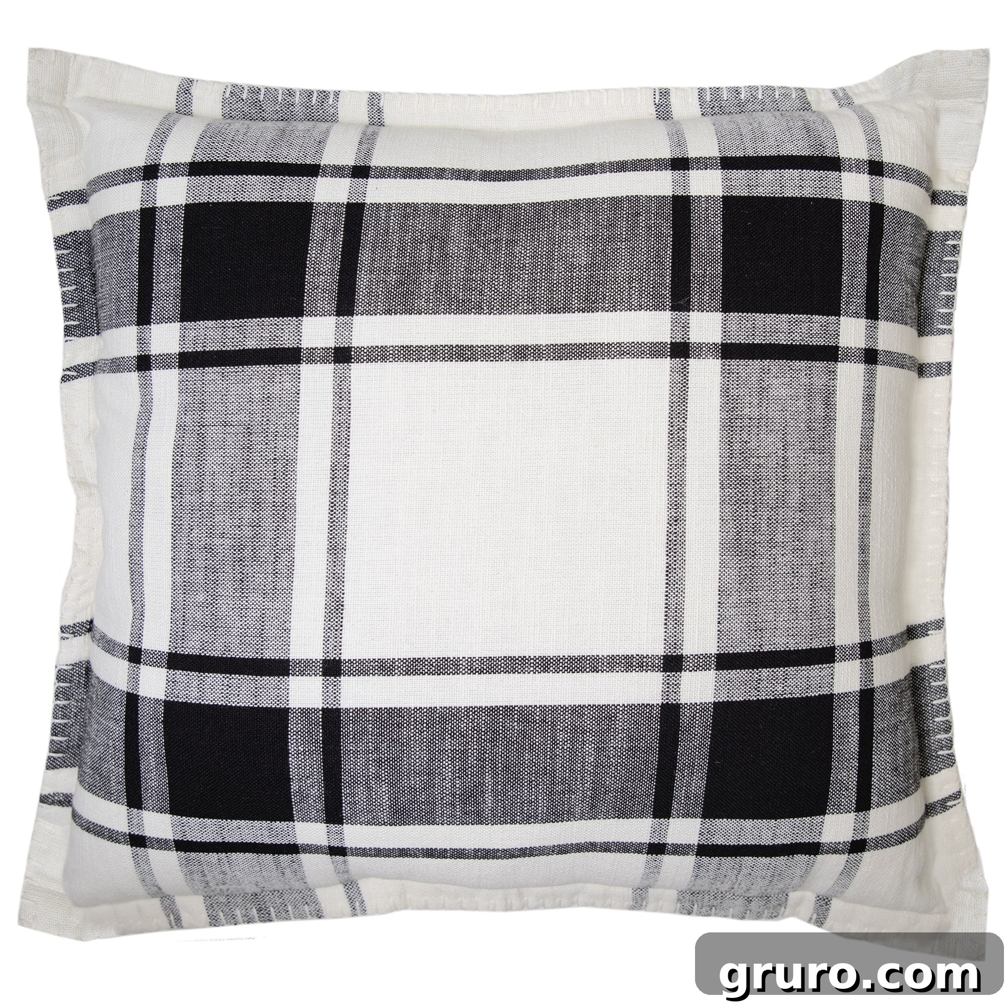 Plaid pillow