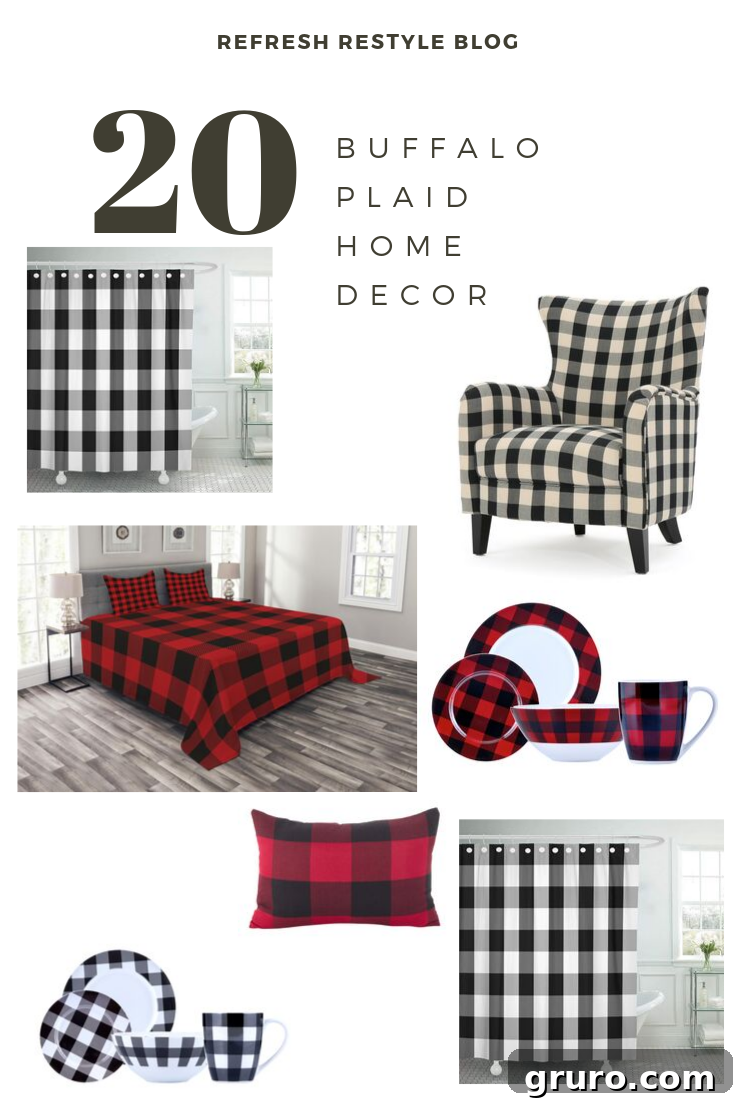 20 Home decor buffalo plaid ideas