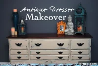 Part 3: Dresser Revival – Painting, Staining, Waxing, and The Reveal