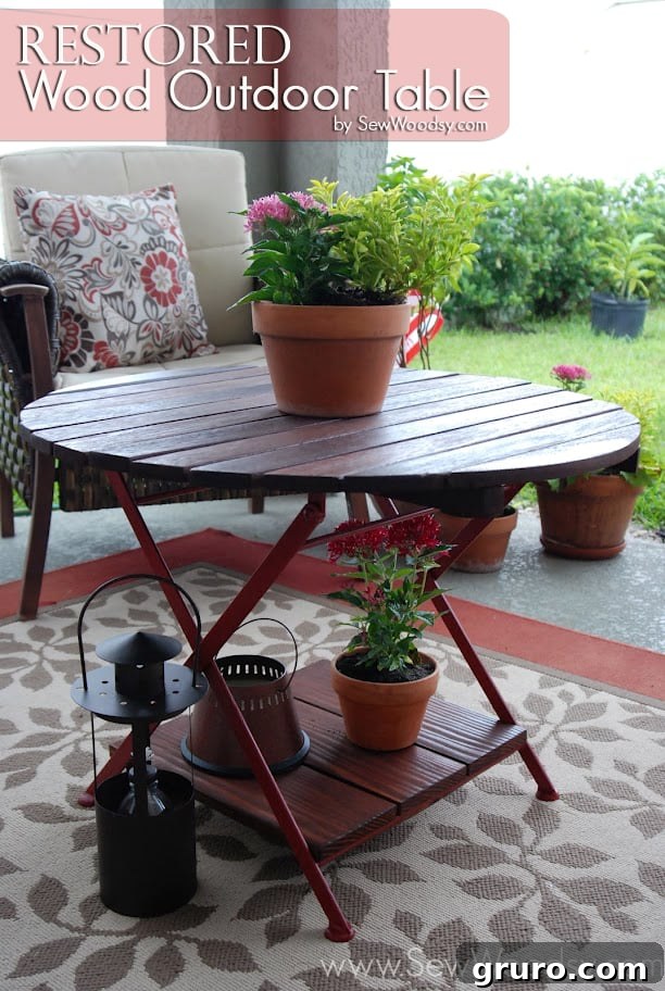 restored wood outdoor table restored wood outdoor table