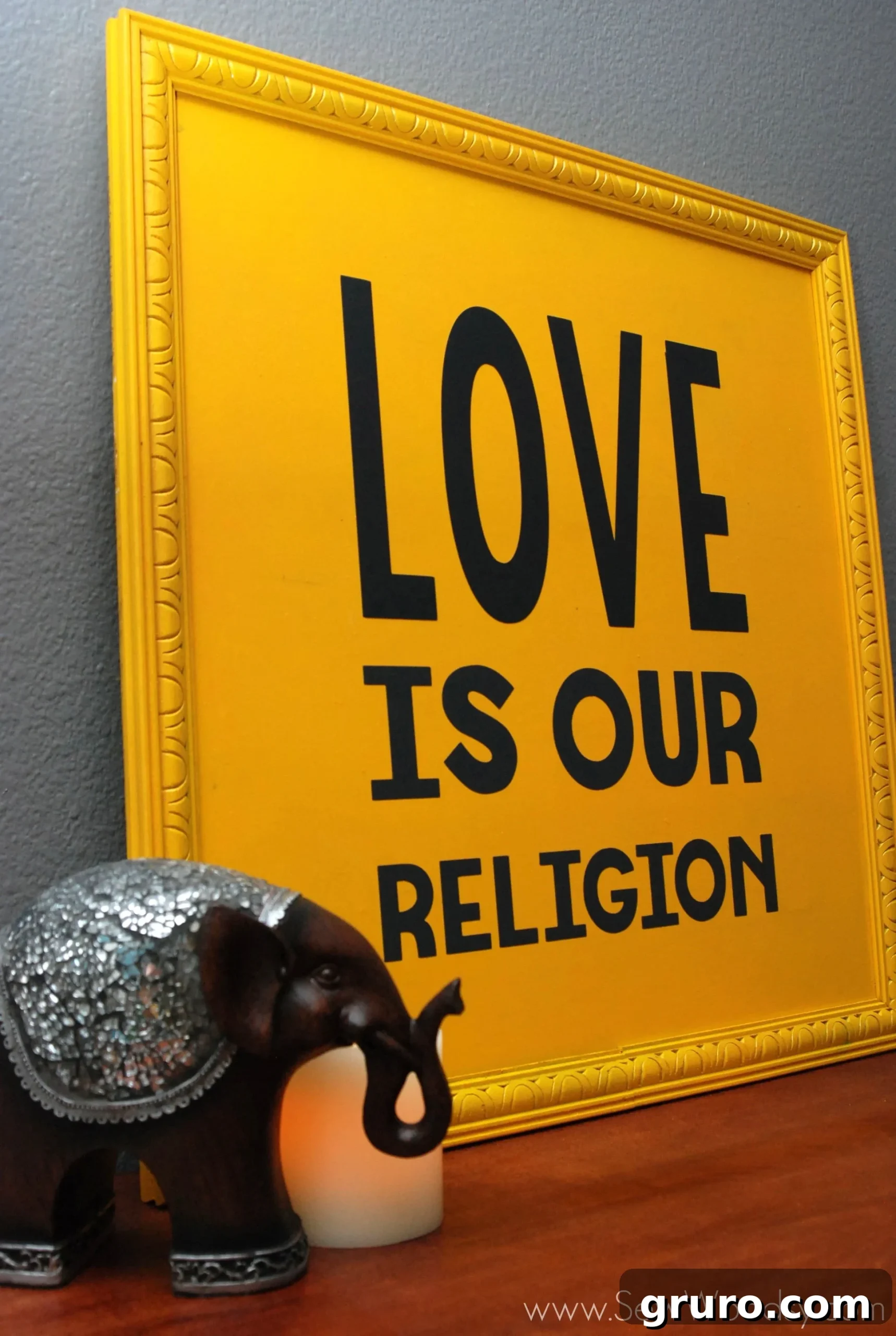 love is our religion sign love is our religion sign
