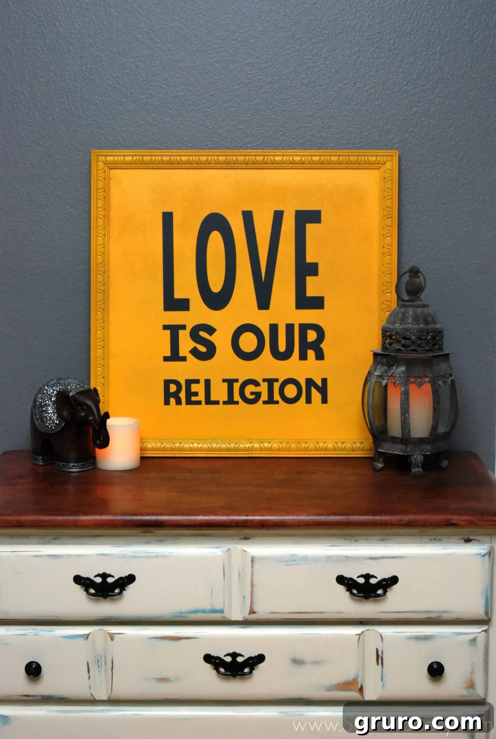 love is our religion sign love is our religion sign